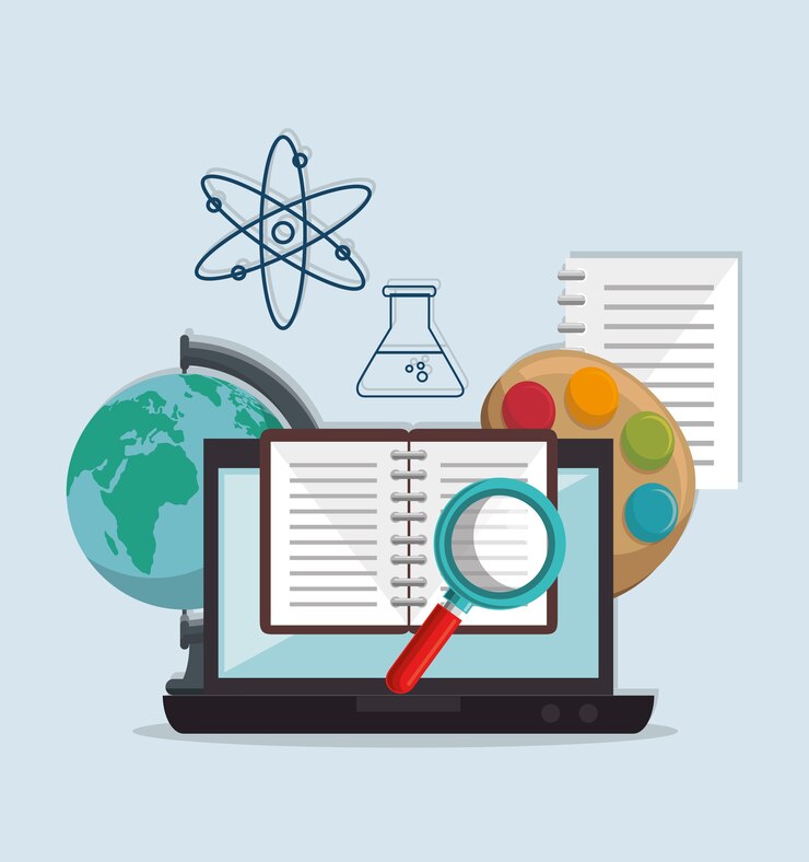Vector e-learning global community concept 