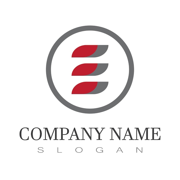 E Letter Logo Business Vector and symbol design