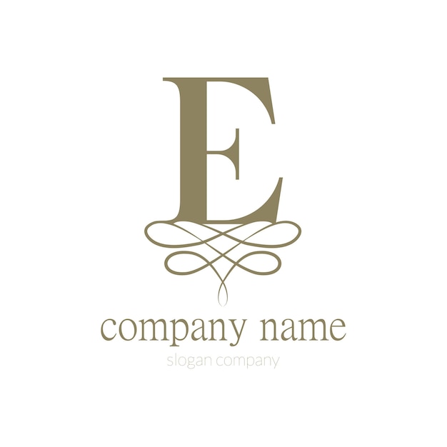 E letter logo