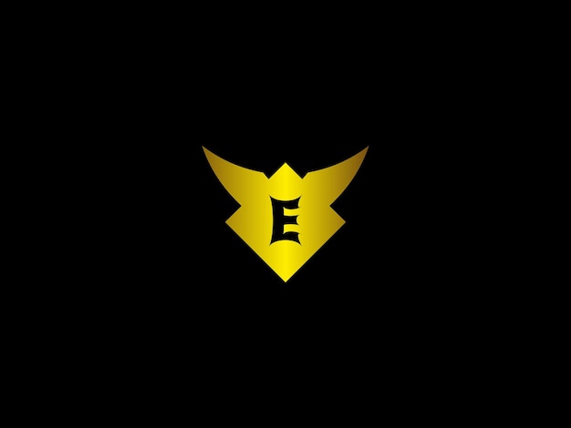 E logo design