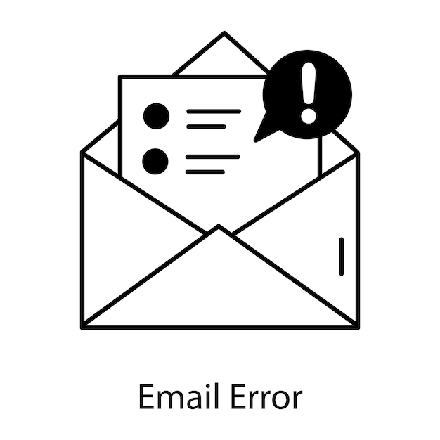 E-mail Communicatie Lineair Icon