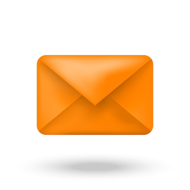 E-mail envelop pictogram op witte achtergrond vectorillustratie