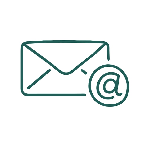 e-mail icoon outline