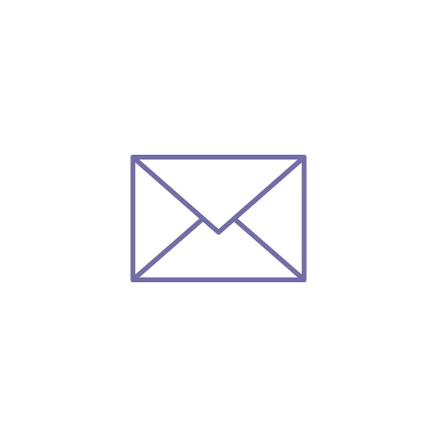 E-mail icoon vector ontwerp sjablonen geïsoleerd op witte achtergrond