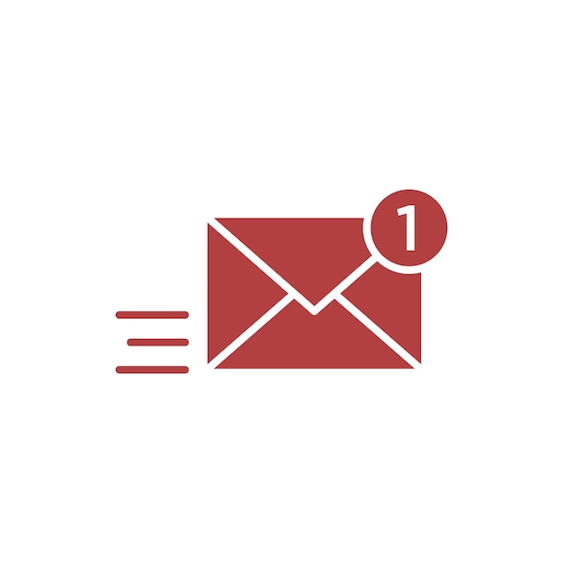 E-mail icoon vector ontwerp sjablonen geïsoleerd op witte achtergrond
