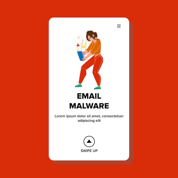 E-mail malware vector