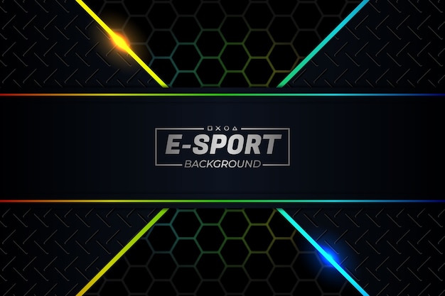 E Sports RGB-stijl als achtergrond