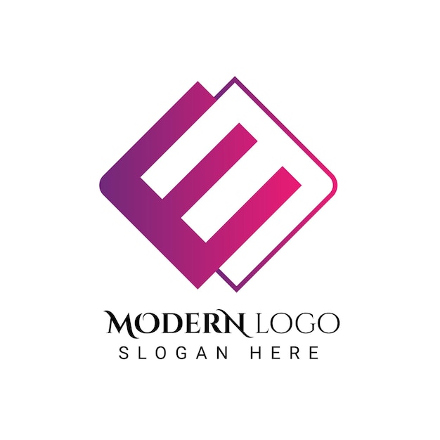 Design del logo con doppia e