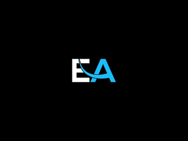 벡터 ea 로고 디자인