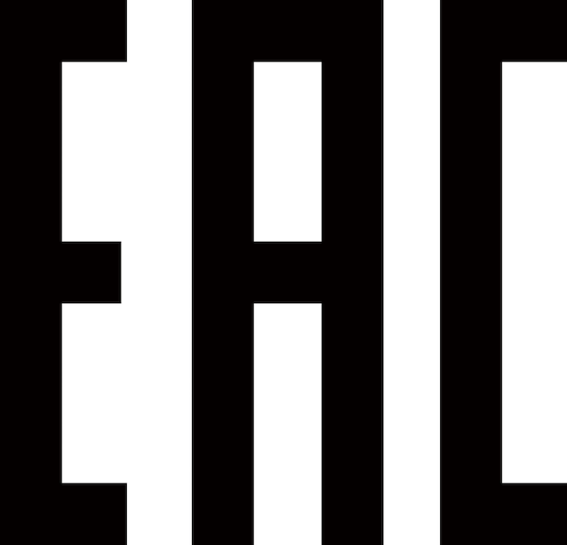 EAC sign vector illustration symbol Eurasian conformity mark symbol