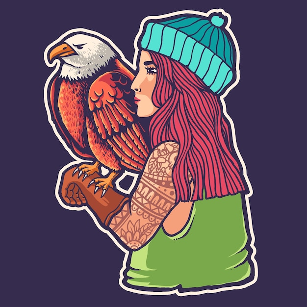 독수리와 소녀