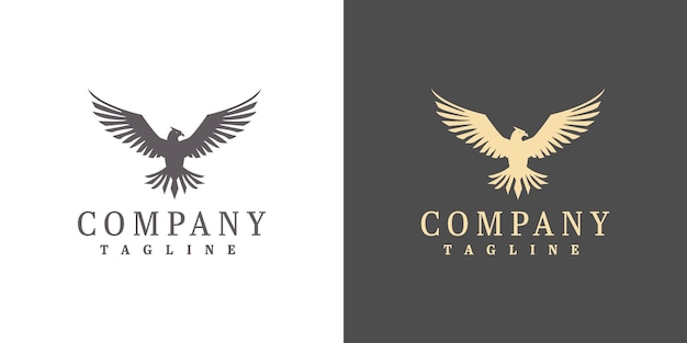 Vettore eagle bird logo design