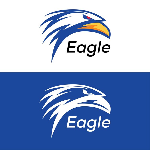 Vector eagle bird logo template