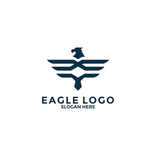 イーグル鳥ロゴ ベクトル テンプレート イーグル ロゴ アイコン ビジネス ロゴのコンセプト