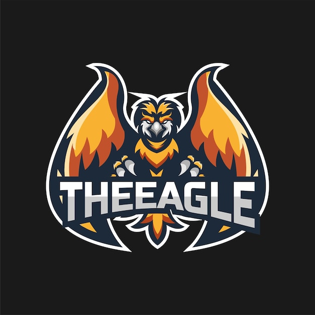 Eagle e sport logo design