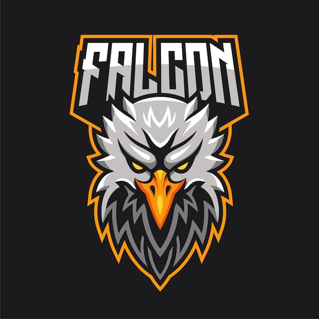 Vector eagle e-sports mascotte karakter logo