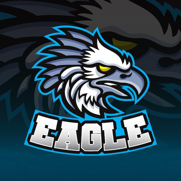 eagle esport gaming-logo sjabloon