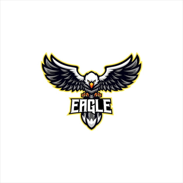 дизайн логотипа орла киберспорта