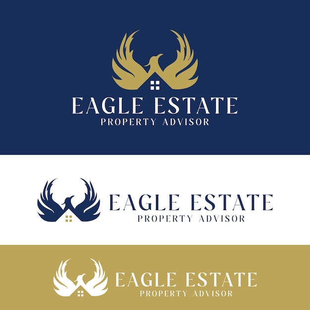 EAGLE ESTATE PROPERTY ADVISOR BUSINESS LOGO DESIGN