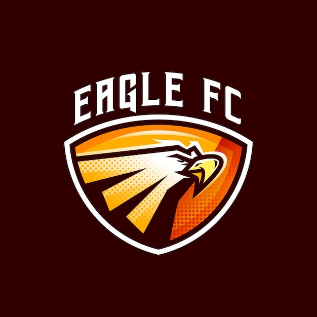 Vector eagle fc logo template