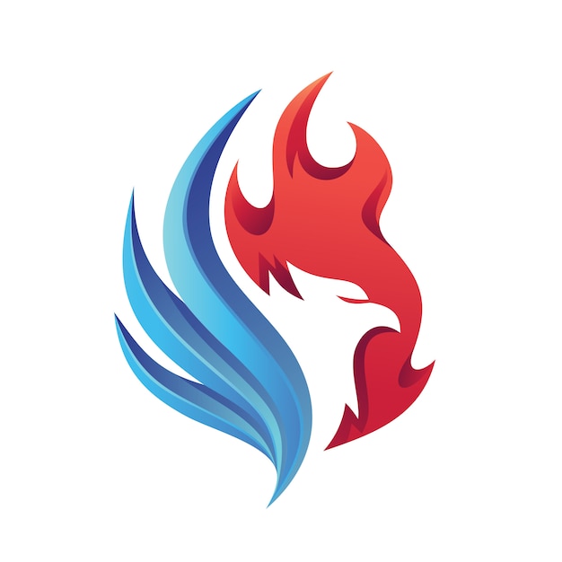 Логотип Орел Огонь