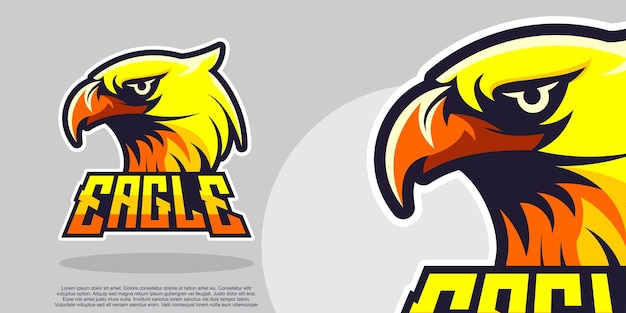 eagle head esport mascot