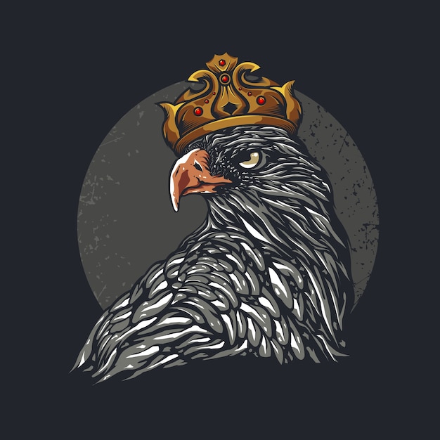 Eagle head illustration