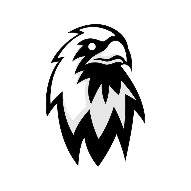 Eagle head logo design template