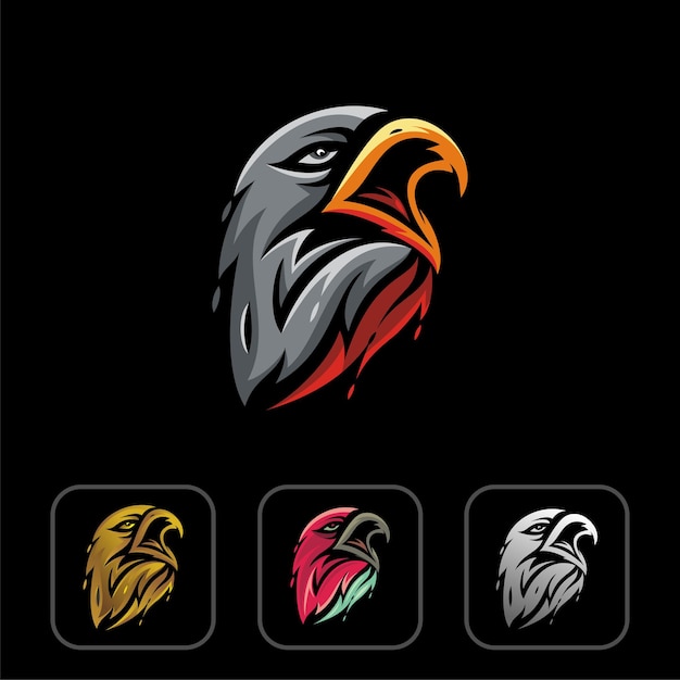 Eagle head logo design