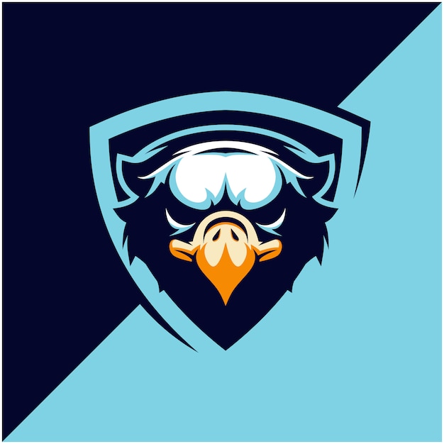 Eagle head logo for sport or esport team.