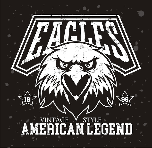 Eagle head logo for t-shirt