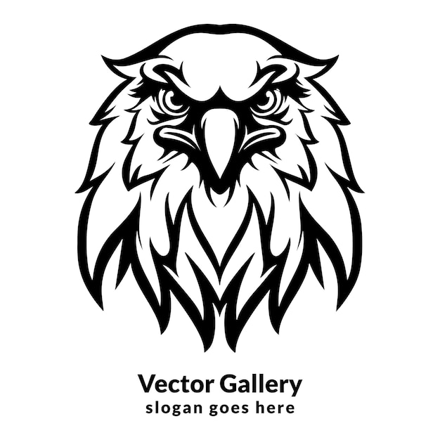 Eagle head logo template