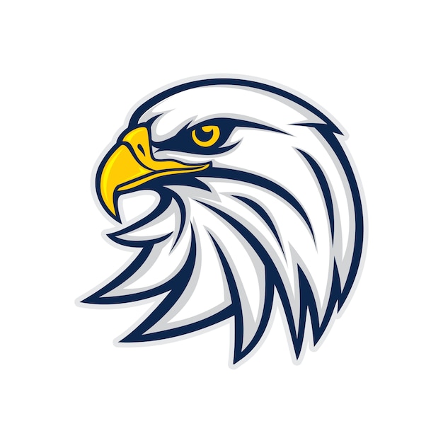 Eagle head logo vector