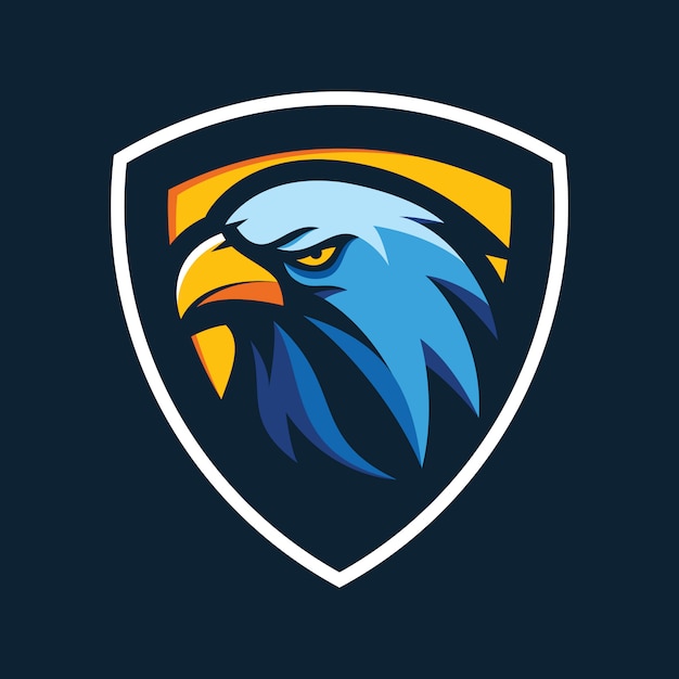 Eagle head logo vector