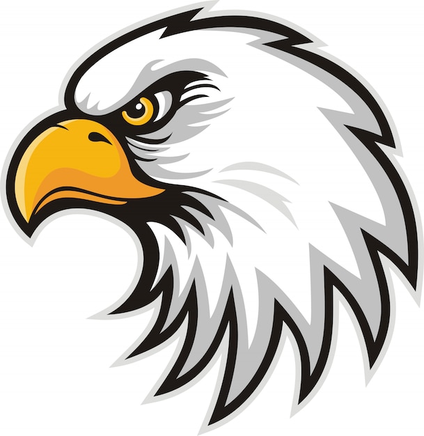 Vector eagle head logo