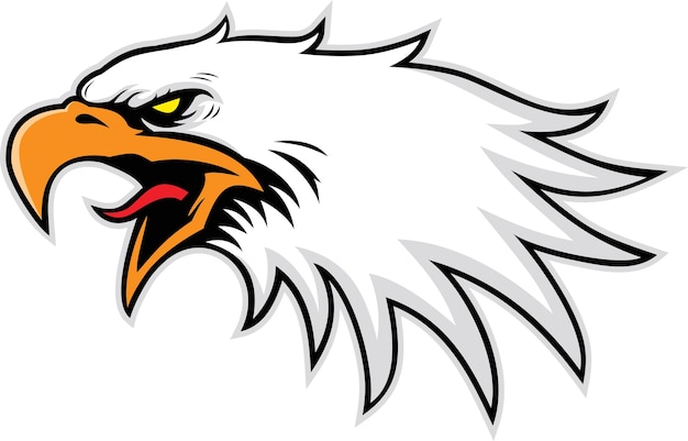 eagle head vector illustration can be used for mascot logo apparel and more