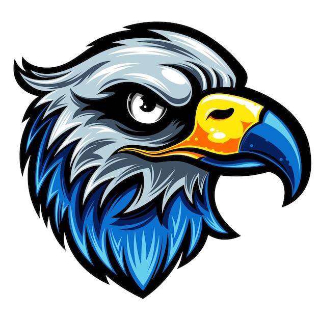 Eagle head vector mascot