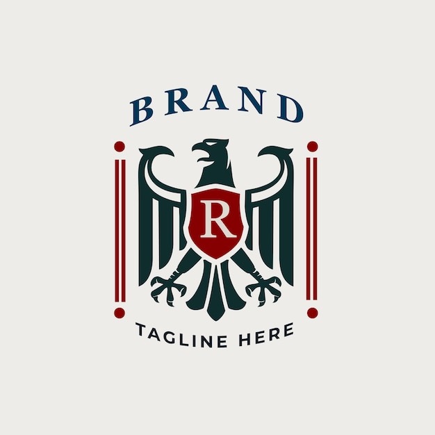 Eagle heraldische logo's