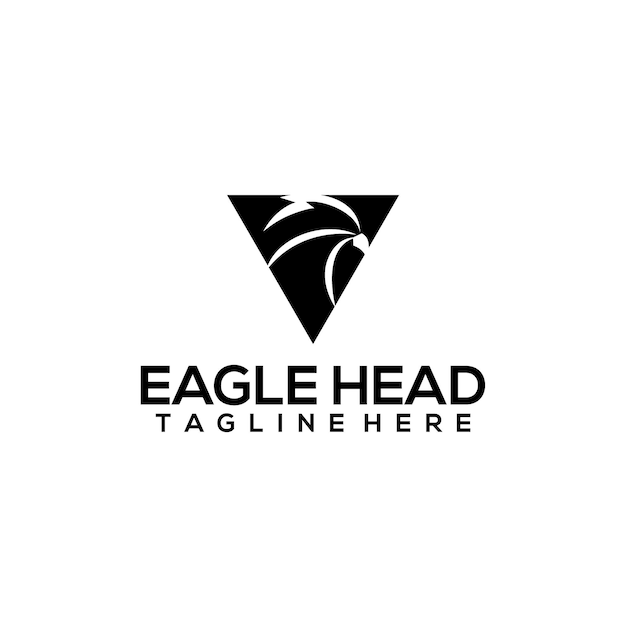Eagle hoofd logo concept vector geïsoleerd op witte achtergrond