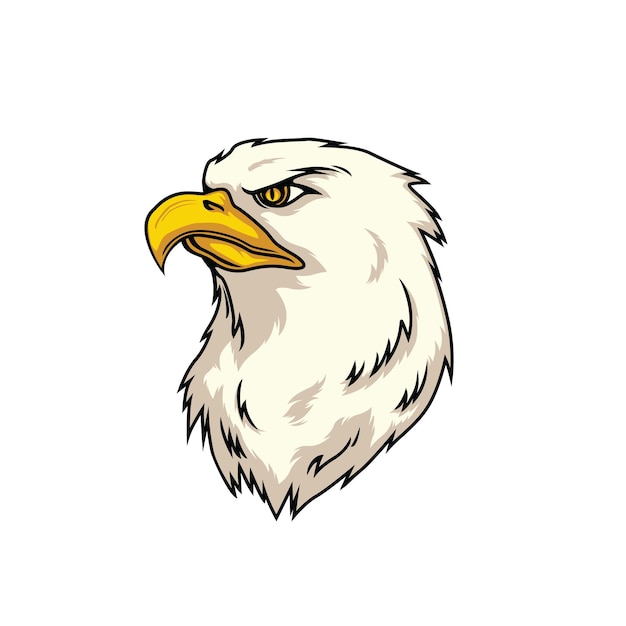 Eagle hoofd Logo Vector