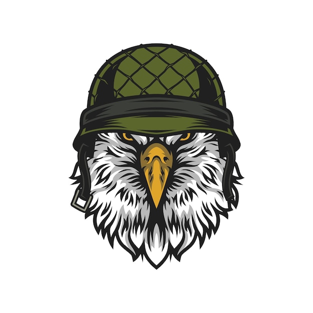 Vector eagle hoofd mascotte ontwerp vector