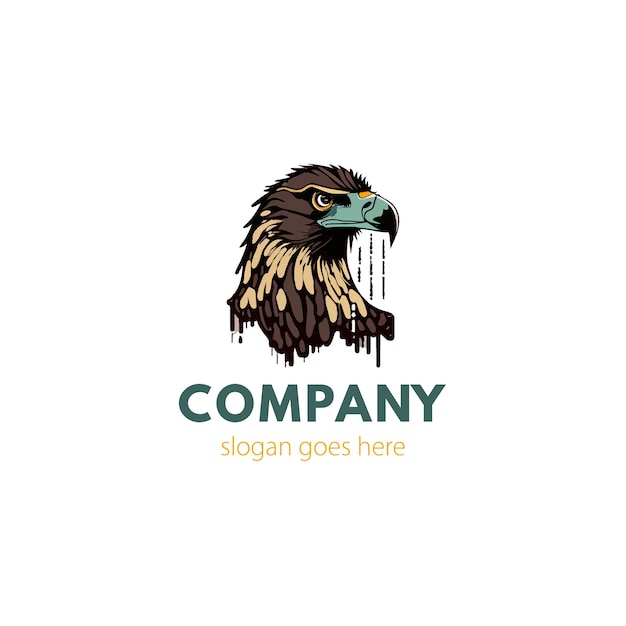 eagle illustration or eagle illustration logo drawing