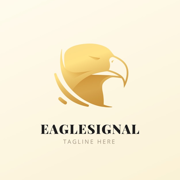 Vector eagle logo design template