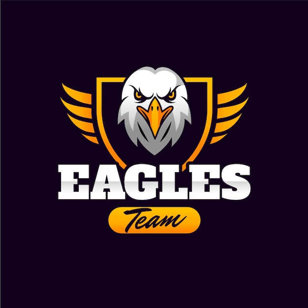 Vector eagle logo design template