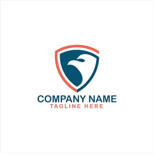 Vector eagle logo design template