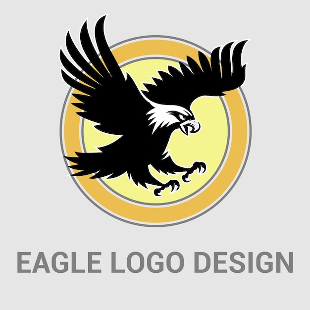 Eagle logo design vector image download today