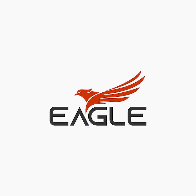 Eagle logo design vector