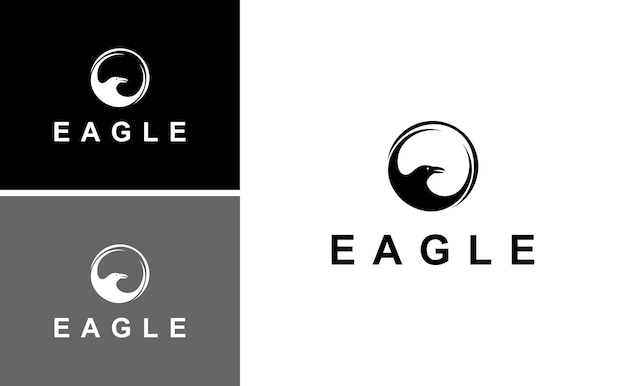 eagle logo falcon hawk vector template