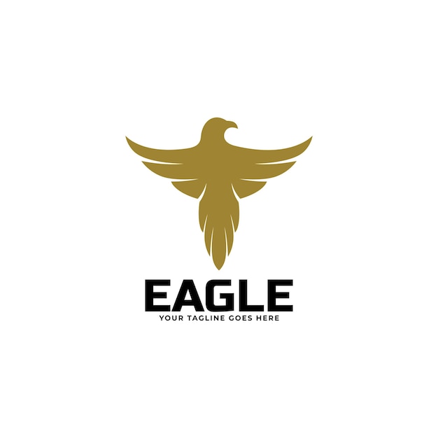 eagle logo icon design vector template