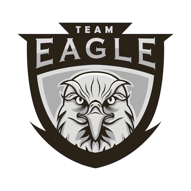 Eagle-logo mascotte ontwerp